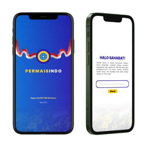 Tangkapan layar aplikasi Permaisindo